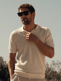 Man with Poloshirt and Sunglasses