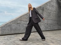 Woman in a suit 