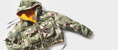 Jacke mit Camouflage Muster