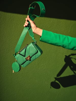 Kleine Tasche in Grün