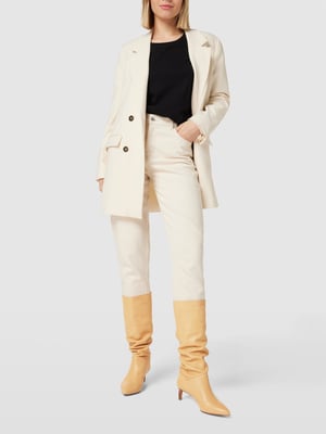 Beige Slouchy Boots