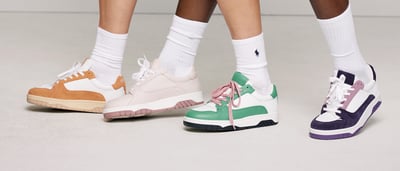 Sneakers mit Tennissocken