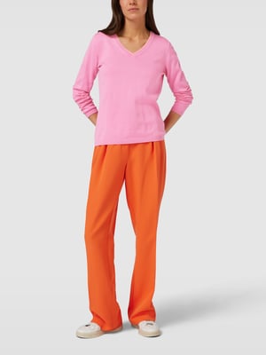 Pinker Pulli mit Hose in Orange