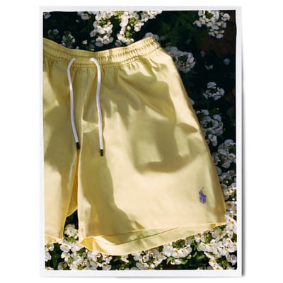 Gelbe Badeshorts von Polo Ralph Lauren
